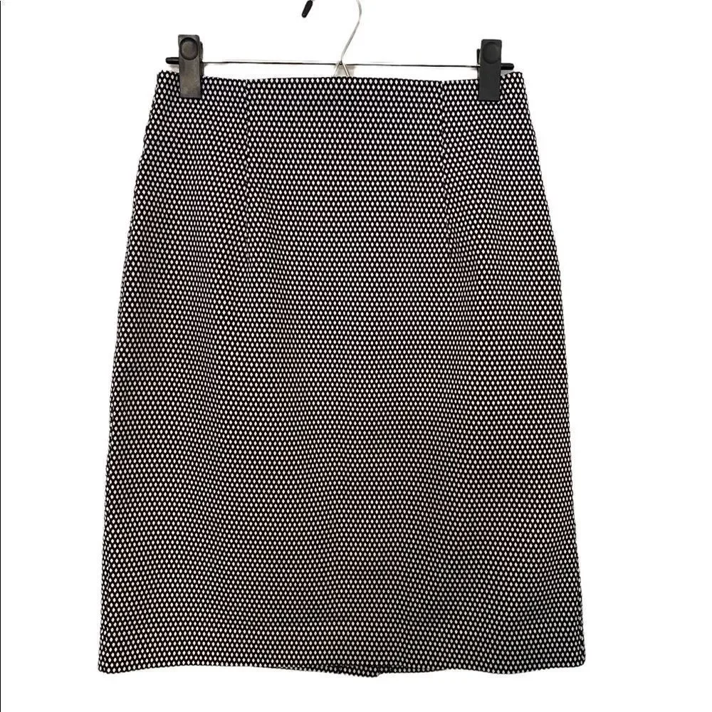 Worthington Pencil Skirt Black/ White Size 6